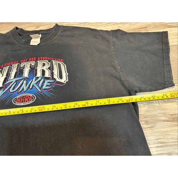 Nitro Junkie Drag Racing Men’s Black T-shirt Size L - Picture 6 of 8